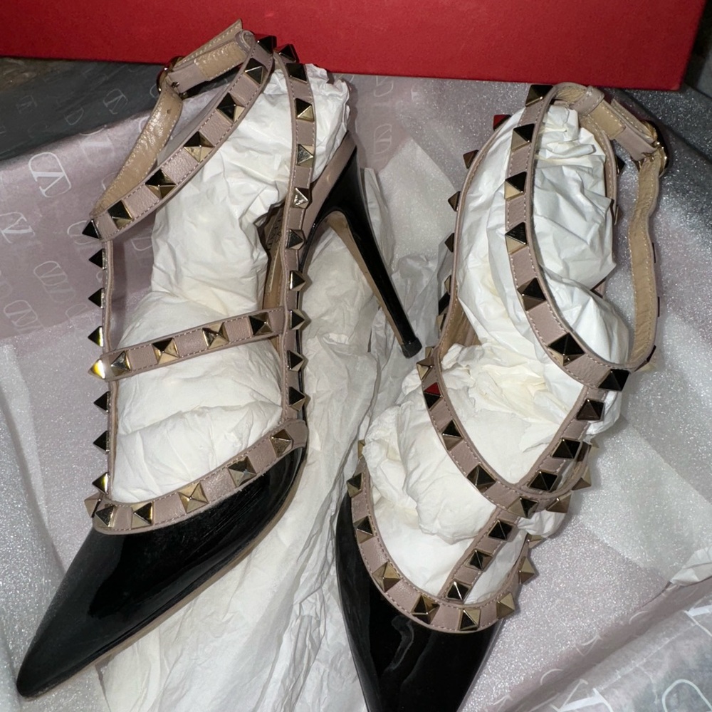 Valentino Rock stud black heels - Picture 12 of 14